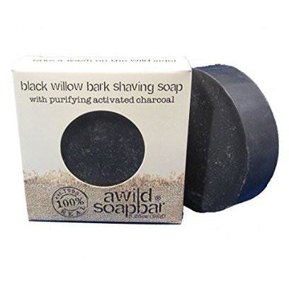 Awild Soapbar Black Willow Bark Shaving Soap - Go Natural 24/7, LLC