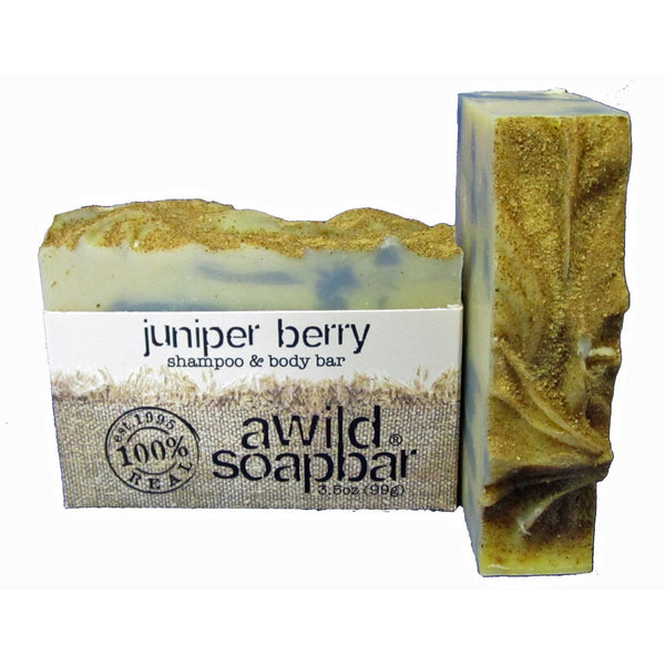 Awild Soapbar Juniper Berry Shampoo & Body Soap - Go Natural 24/7, LLC