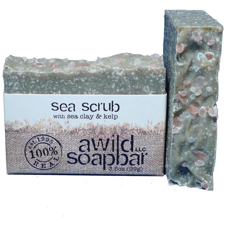 Awild Soapbar Sea Scrub Soap - Go Natural 24/7, LLC