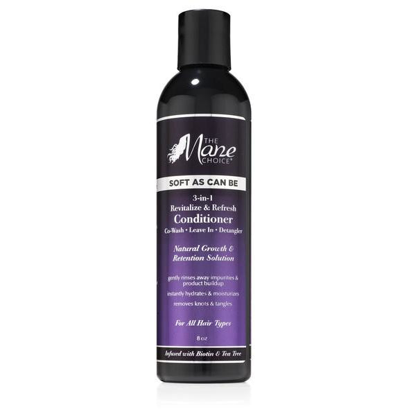 The Mane Choice Soft As Can Be Revitalize & Refresh 3-in-1 Co-Wash, Leave-in and Detangler - Go Natural 24/7, LLC