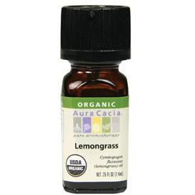 Aura Cacia Lemongrass Organic Essential Oil - Go Natural 24/7, LLC