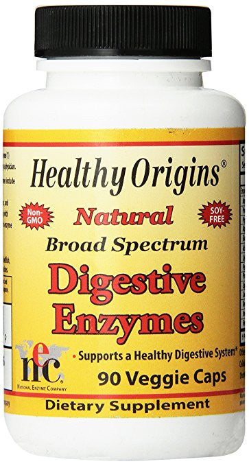 Healthy Origins Digestive Enzymes Broad Spectrum