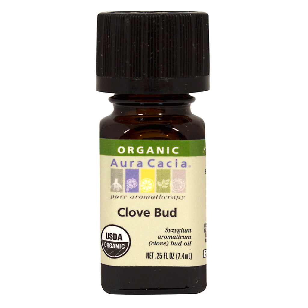 Aura Cacia Clove Bud Organic Essential Oil - Go Natural 24/7, LLC