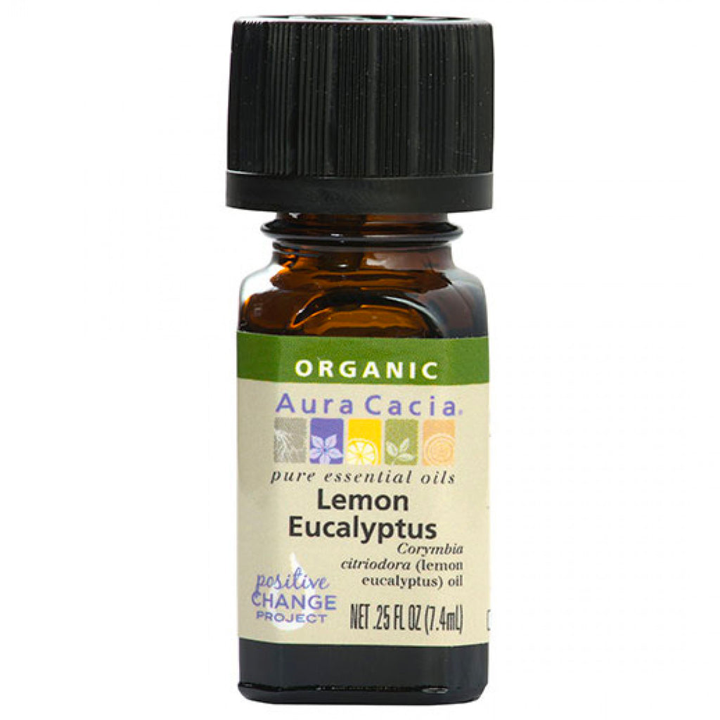 Aura Cacia Lemon Eucalyptus Essential Oil - Go Natural 24/7, LLC