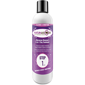 Naturalicious Step 1: Moroccan Rhassoul 5-in-1 Clay Treatment - Go Natural 24/7, LLC