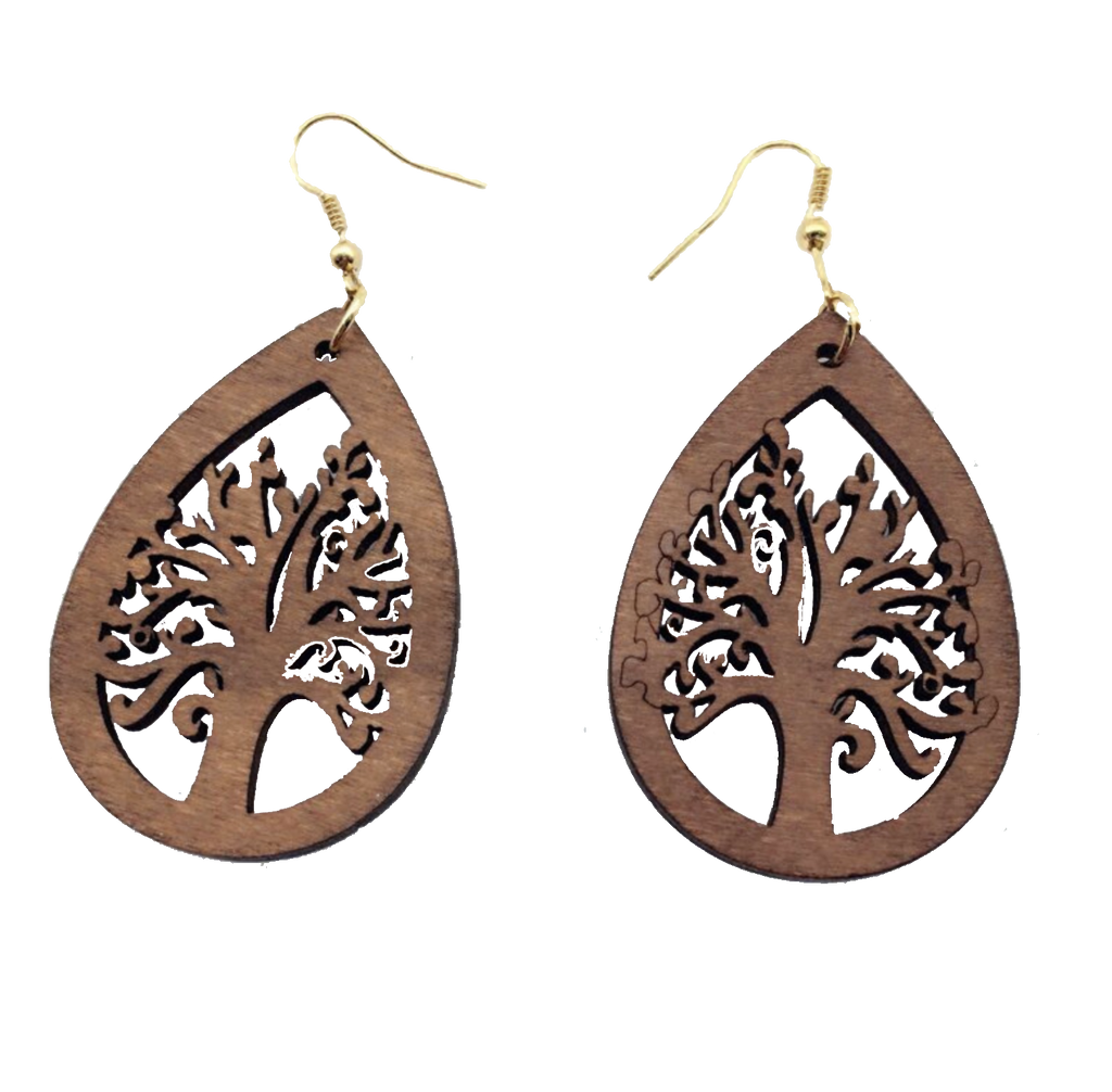 Locs Perfected TOL Wooden Earrings