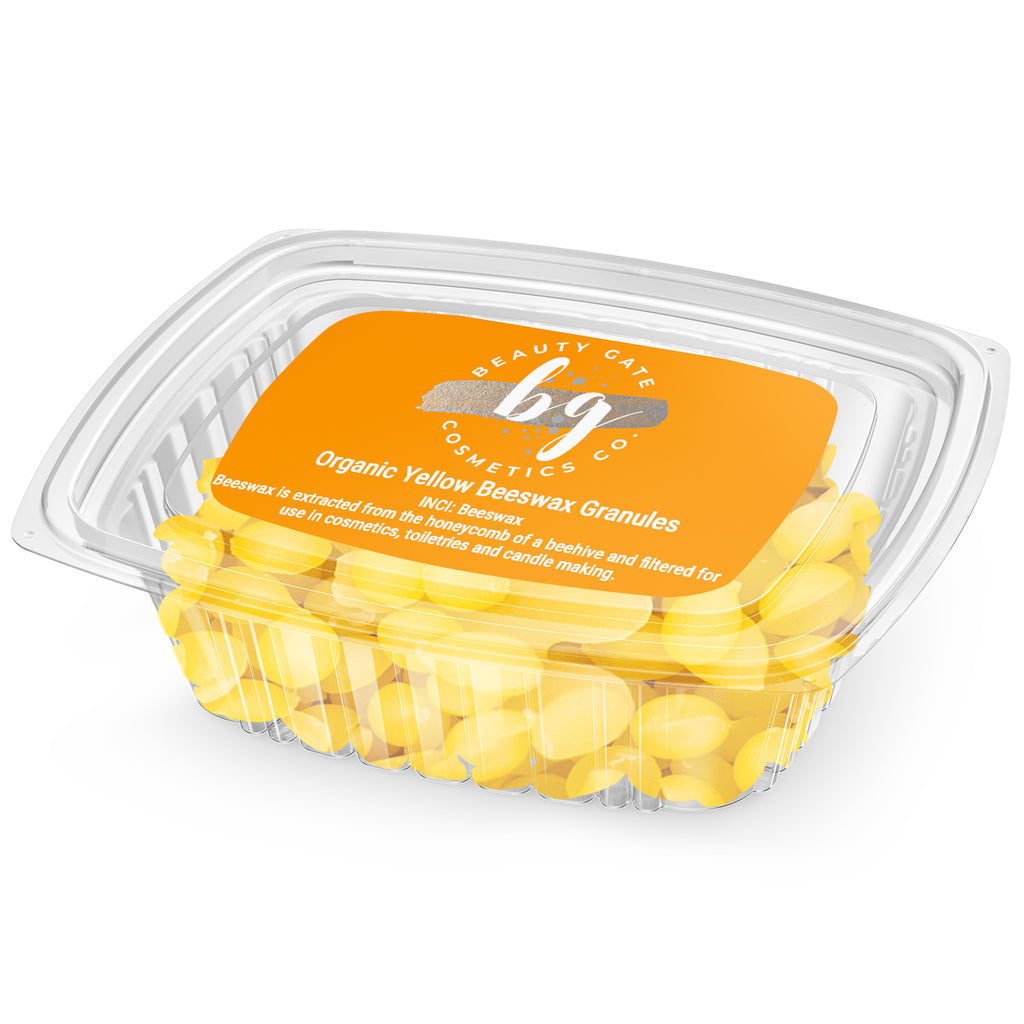 Beauty Gate Organic Yellow Beeswax (Pellets) - Go Natural 24/7, LLC