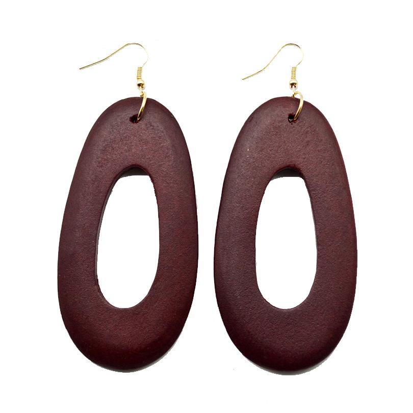 Locs Perfected Hollow Wood Earrings